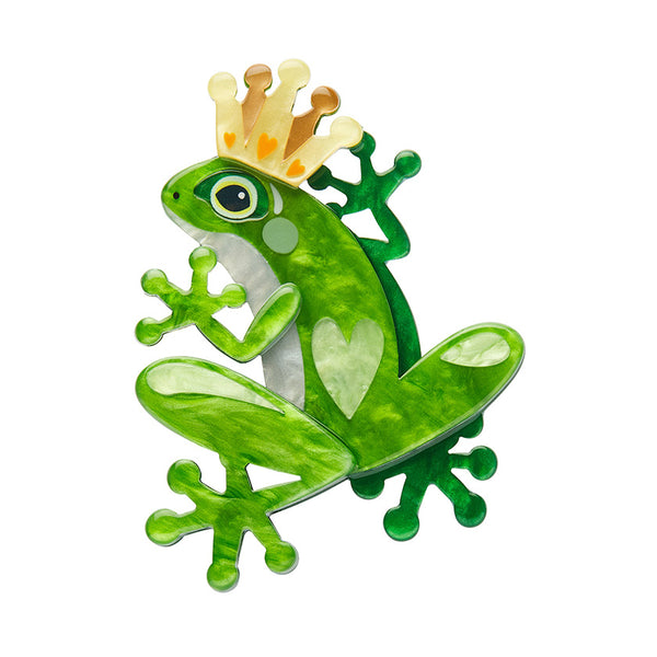 Kiss and Tell Brooch...(The Frog Prince)