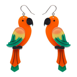 Pancha’s Parrots Drop Earrings