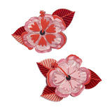 Halcyon Hibiscus Hair Clips Set - 2 Piece