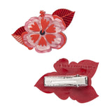 Halcyon Hibiscus Hair Clips Set - 2 Piece