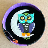 Erstwilder Moon With A View Owl brooch