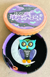 Erstwilder Moon With A View Owl brooch